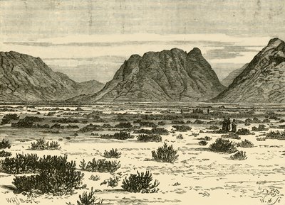Ras Sufsafeh Sinai-bjerget, 1890. af Unbekannt