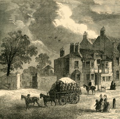 The Red Cow Inn, Hammersmith, c1878. af Unbekannt
