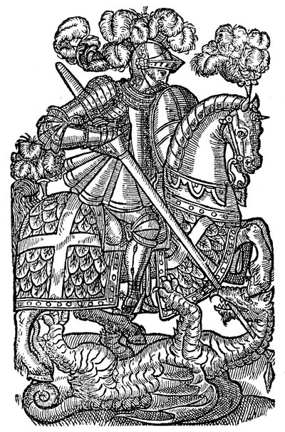 Rødkorsridderen, 1598, 1893 af Unbekannt