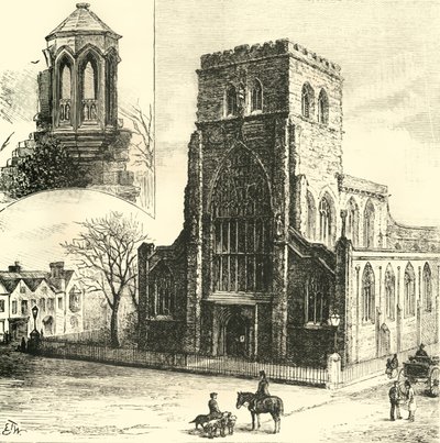 Refektoriets prædikestol. Abbey Church, 1898. af Unbekannt
