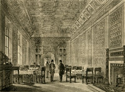 The Refreshment-Room of the House of Lords, 1881. af Unbekannt