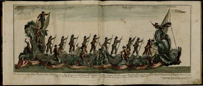 Regattaen i Venedig til ære for prins Edward 1739-1767, hertug af York, den 4. juni 1764, ca 1764 af Unbekannt
