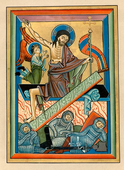 Opstandelsen, c1240 af Unbekannt