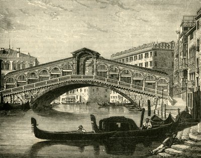 Rialto, Venedig, 1890. af Unbekannt