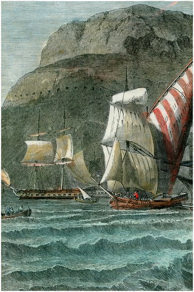 The Rock of Gibraltar, c1880 af Unbekannt