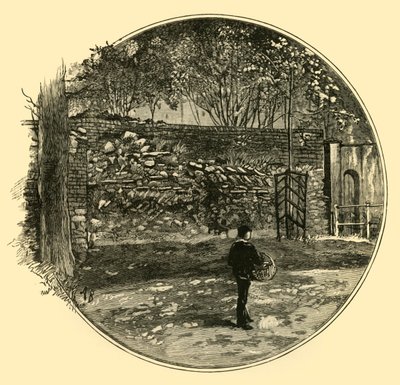 Den romerske mur i Dorchester, 1898. af Unbekannt