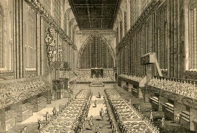 Den kongelige banket i Guildhall, 1761, 1897. af Unbekannt