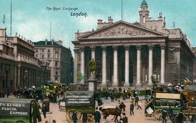 The Royal Exchange, London, c1910 af Unbekannt