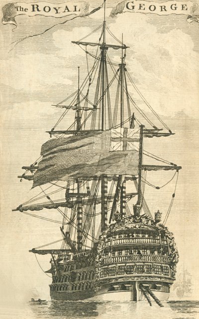 The Royal George, 1756. af Unbekannt