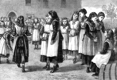 The Royal Masonic School for Girls, St Johns Hill, Battersea Rise, London, 1875 af Unbekannt