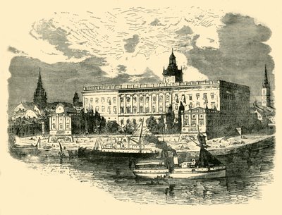 Det Kongelige Slot, Stockholm, 1890. af Unbekannt