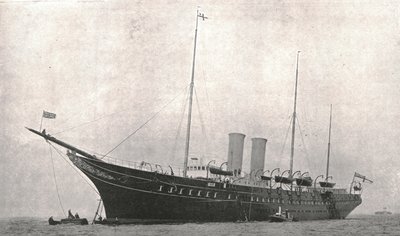 Royal Yacht forlader Cowes, Isle of Wight, 6. august 1902. af Unbekannt