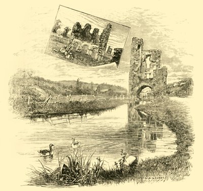 Ruinerne af Mellifont Abbey, 1898. af Unbekannt