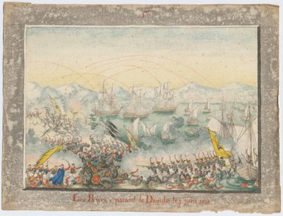 Russerne krydsede Donau i 1828, 1829 af Unbekannt