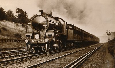 S.R. West of England Express Passing Earlsfield, begyndelsen af det 20. århundrede. af Unbekannt
