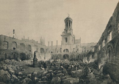 Den anden kongelige udveksling efter branden i 1838, 1928 af Unbekannt