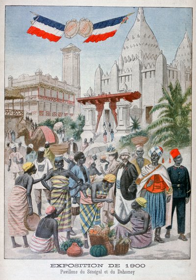 Sengalise-pavillonen på verdensudstillingen i 1900, Paris, 1900 af Unbekannt