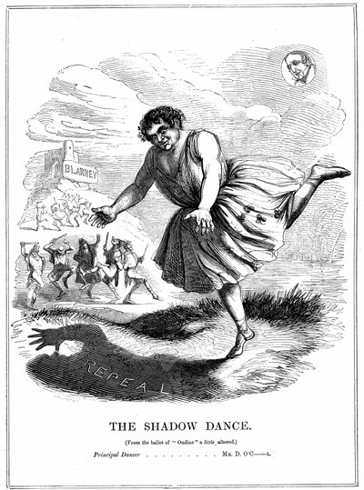 Skyggedansen, 1843 af Unbekannt