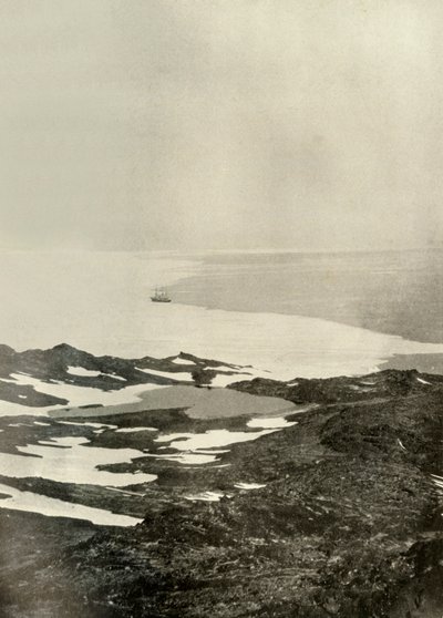 Skibet fra Pram Point, lige før afgang mod nord, c1908, 1909 af Unbekannt