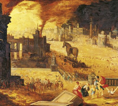 Belejringen af Troja, 1600-tallet af Unbekannt
