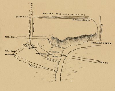 Situationen i Westminster, 1908 af Unbekannt