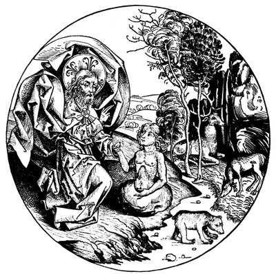 Skabelsens sjette dag, 1493 af Unbekannt