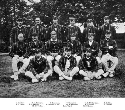 Det sydafrikanske crickethold fra 1912 af Unbekannt