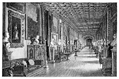 Den sydøstlige korridor, Windsor Castle, 1900 af Unbekannt