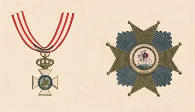 Den spanske St. Hermenegildo-orden, c1800-tallet af Unbekannt