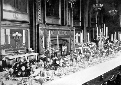 The Speakers State Dining Room, House of Commons, Westminster, London, c1905 af Unbekannt