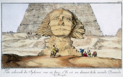 Sfinxen, Egypten, 1744 af Unbekannt