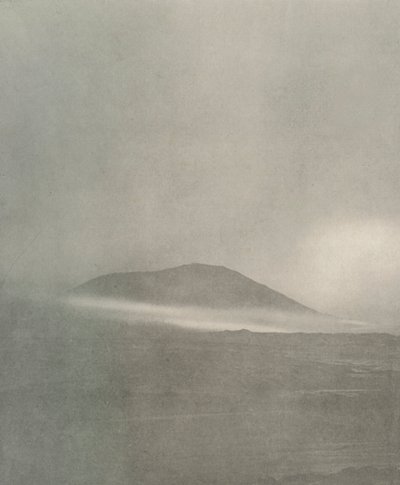 Begyndelsen på en snestorm...drift på vej rundt Mount Erebus, c1908, 1909 af Unbekannt