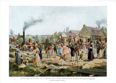 Stockton & Darlington Railway, 1825 1900 af Unbekannt