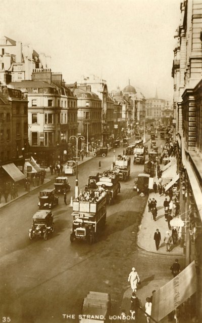 The Strand, London, 1929. af Unbekannt