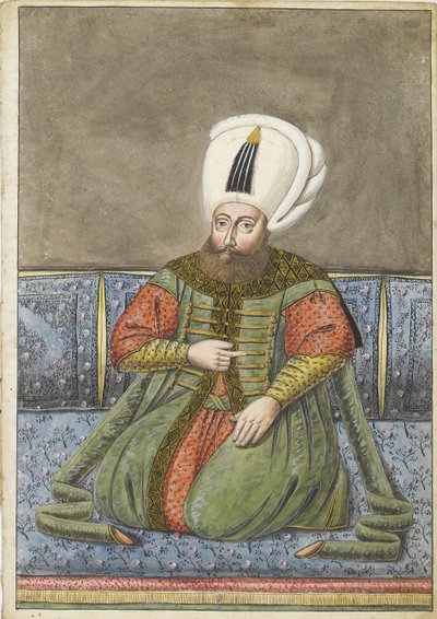 Sultanen Osman I, begyndelsen af det 19. århundrede af Unbekannt