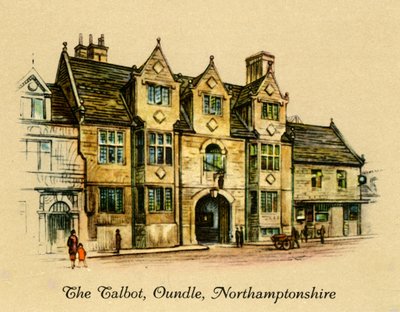 The Talbot, Oundle, Northamptonshire, 1936. af Unbekannt
