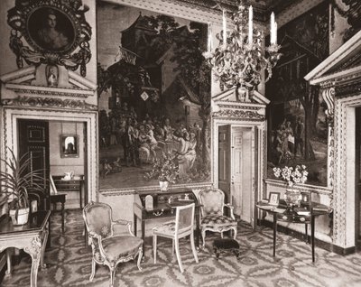 The Tapestry Room, Chiswick House, London, 1894. af Unbekannt