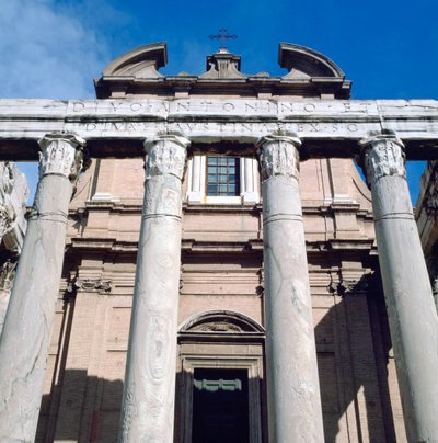 Antoninus og Faustinas tempel, Rom af Unbekannt