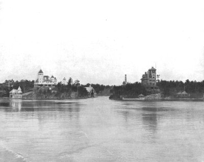 The Thousand Islands of the St Lawrence River, Canada, c1900. af Unbekannt