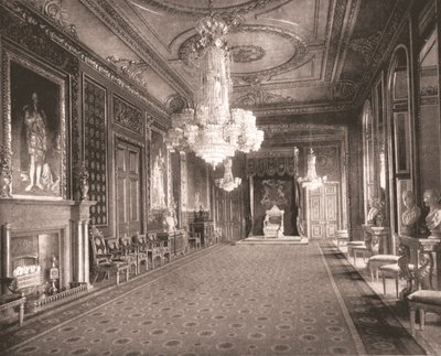 The Throne Room, Windsor Castle, Berkshire, 1894. af Unbekannt