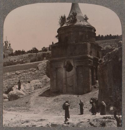 Absaloms grav i Josafats dal, omkring 1900 af Unbekannt