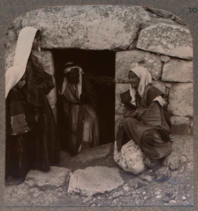 Lazarus grav, Betania, omkring 1900 af Unbekannt
