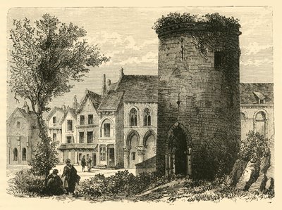 Tårnet af Louis Doutremer i Laon ødelagt i 1831, 1890. af Unbekannt