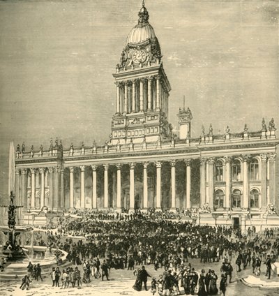 Rådhuset: An Open-Air Band Performance, 1898. af Unbekannt