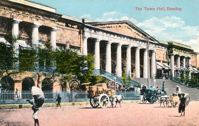 Rådhuset, Bombay, Indien, begyndelsen af det 20. århundrede af Unbekannt