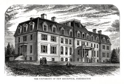 University of New Brunswick, Fredericton, Canada, 1800-tallet af Unbekannt