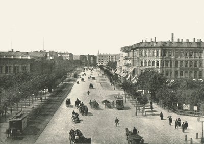 Vesterbrogade, København, 1895. af Unbekannt