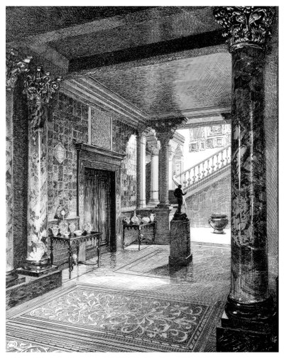 Forhallen, c1880-1882 af Unbekannt