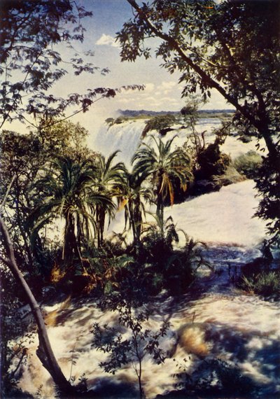 Victoria Falls i det sydlige Rhodesia, c1948. af Unbekannt