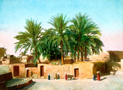 Landsbyen Karnak, Egypten, 20. århundrede af Unbekannt